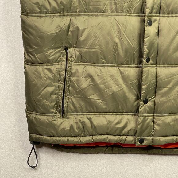 Old Navy Puffer Vest Mens Extra Large Green Pockets Ski Outdoor Cabincore Gorp - Picture 7 of 12